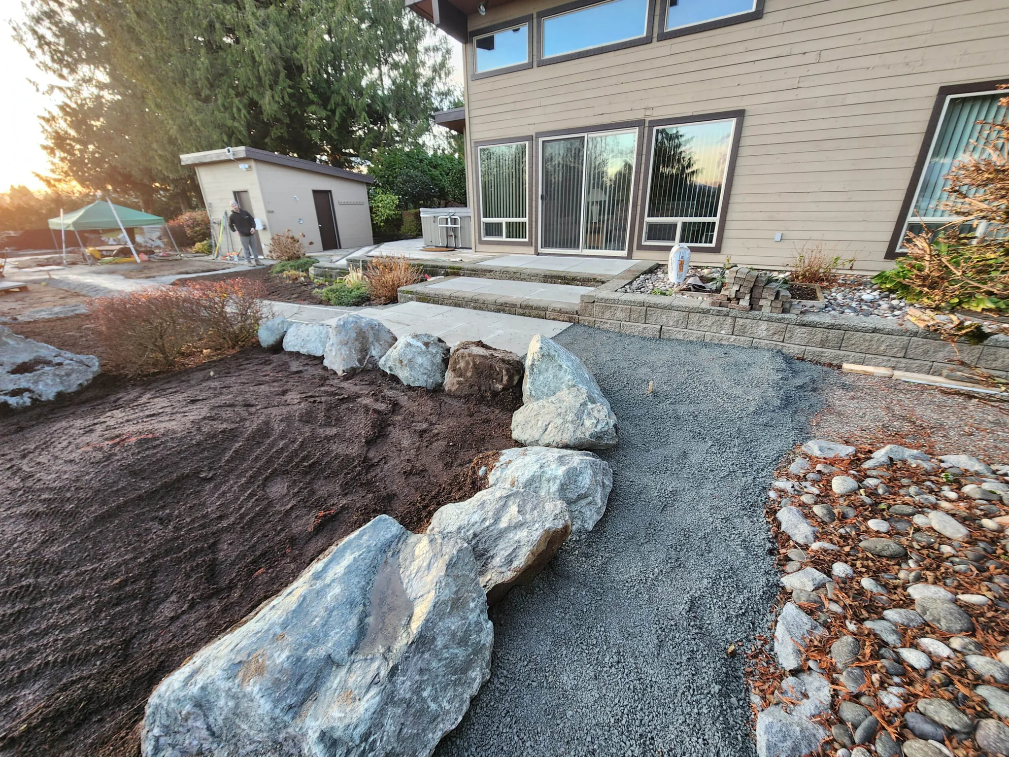 NW-PROMO-012 Finished house-side landscape