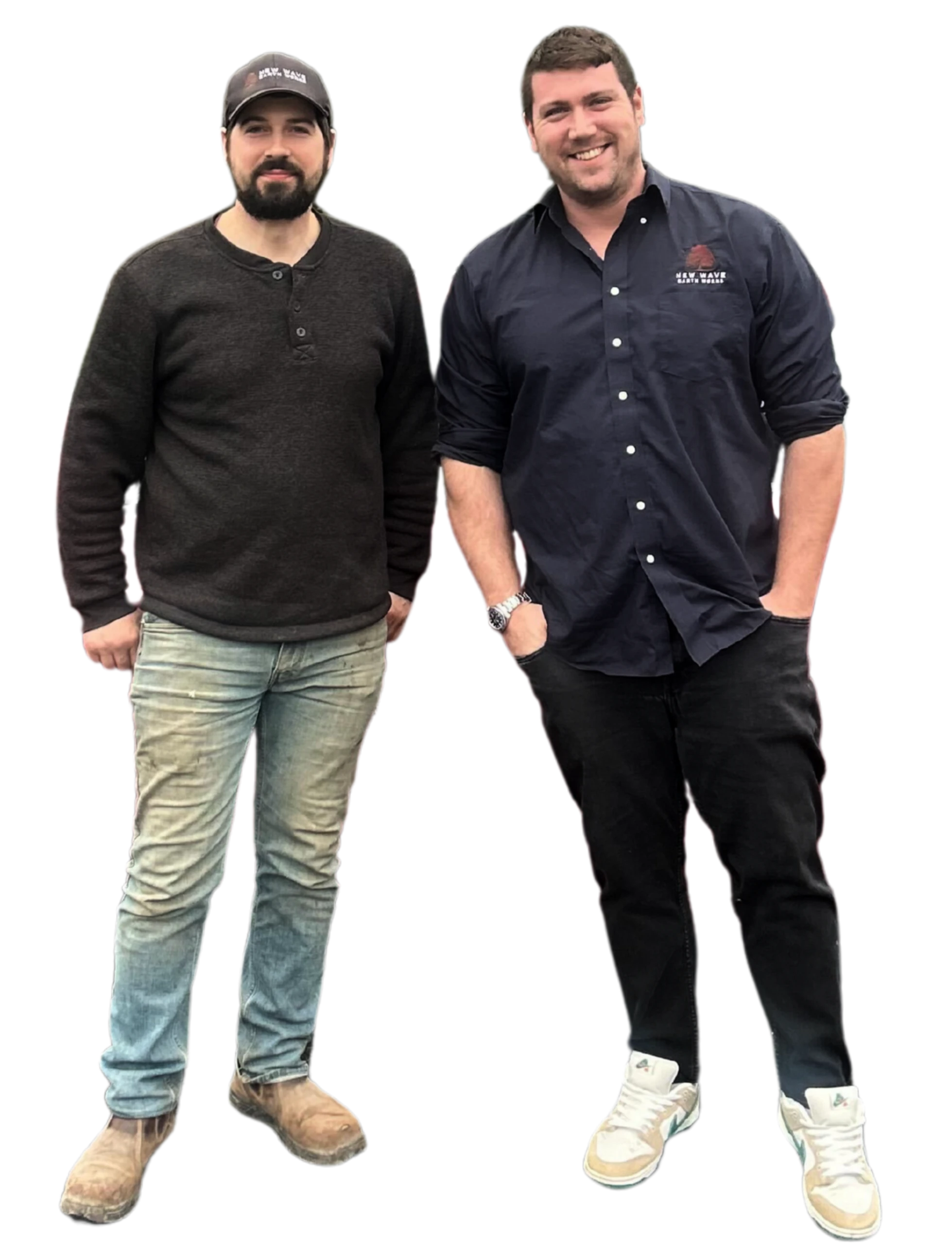 Joe and Chris from New Wave Earthworks