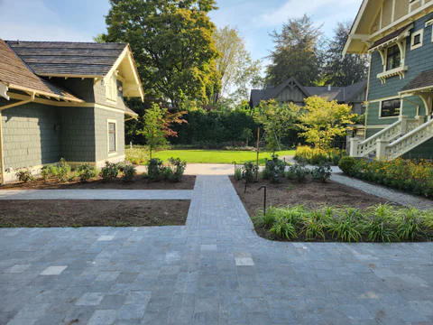 Residential landscaping project by New Wave Earthworks